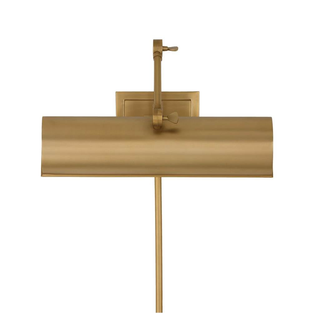 Capital Lighting 653711AD Aged Brass 4''h X 16''w Adjustable Pivoting Picture Light Wall Sconce In Aged Brass With Optional Plug-in And Cord Cover Image 4