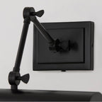 Capital Lighting 653711MB Matte Black 5''h X 16''w Adjustable Pivoting Picture Light Wall Sconce In Matte Black With Optional Plug-in And Cord Cover Image 5