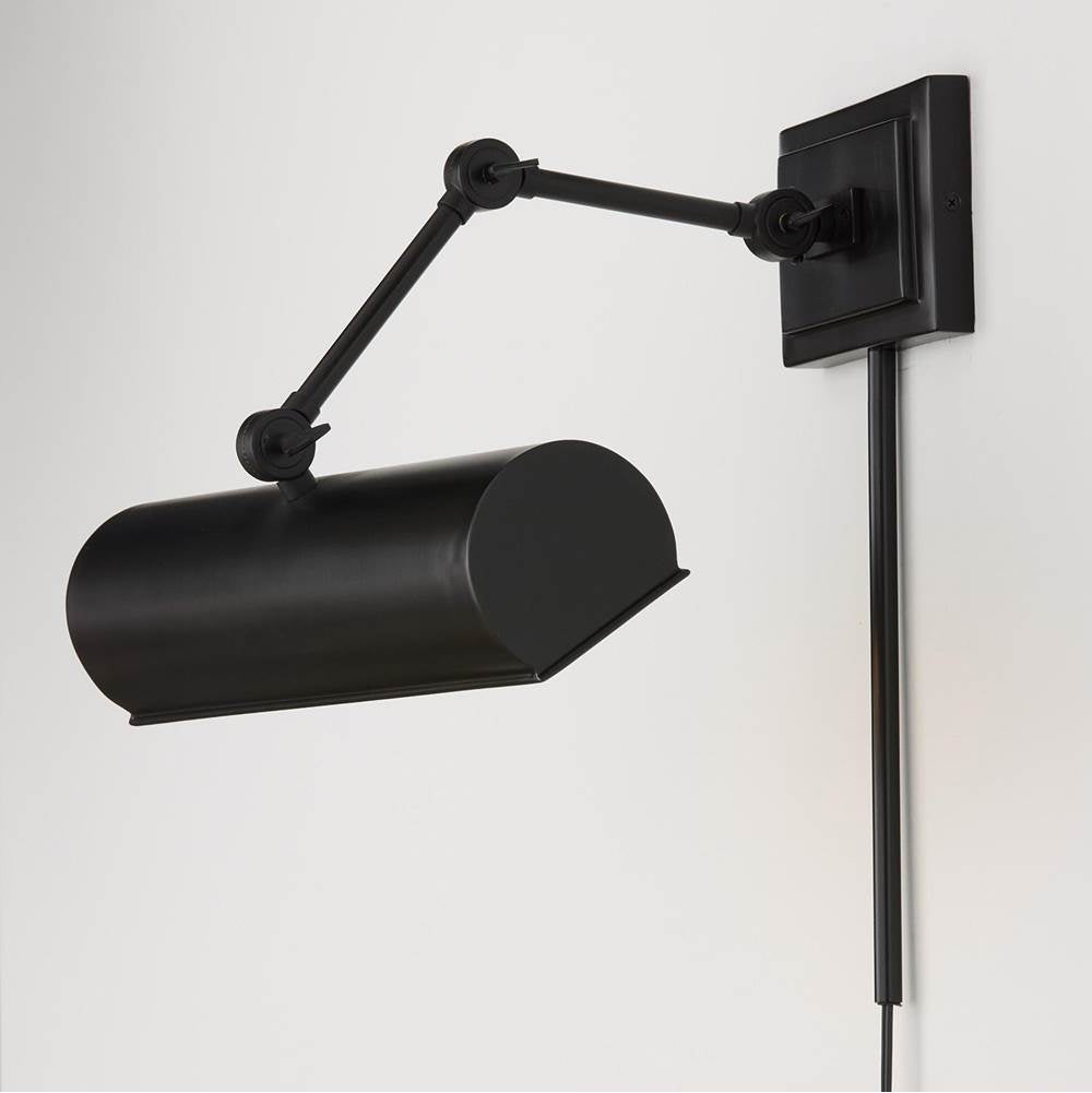 Capital Lighting 653711MB Matte Black 5''h X 16''w Adjustable Pivoting Picture Light Wall Sconce In Matte Black With Optional Plug-in And Cord Cover Image 3