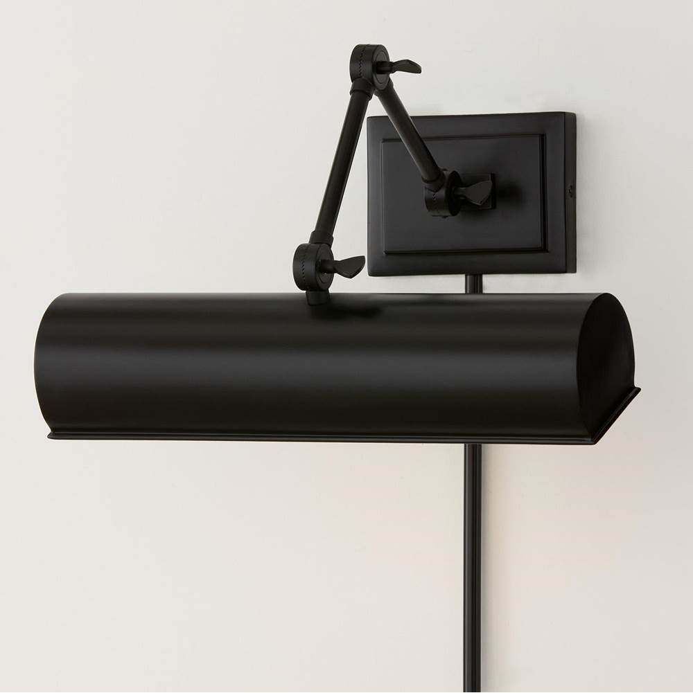 Capital Lighting 653711MB Matte Black 5''h X 16''w Adjustable Pivoting Picture Light Wall Sconce In Matte Black With Optional Plug-in And Cord Cover Image 2