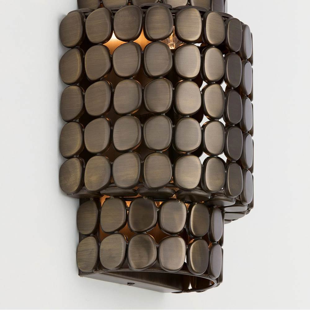 Capital Lighting 654121DR Dark Brass 10.25'' W X 14.75'' H Flush Mount Medallion Wall Sconce In Dark Brass Image 5