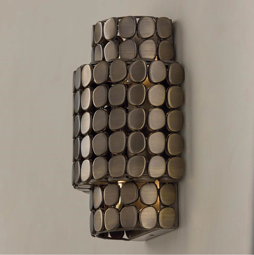 Capital Lighting 654121DR Dark Brass 10.25'' W X 14.75'' H Flush Mount Medallion Wall Sconce In Dark Brass Image 3