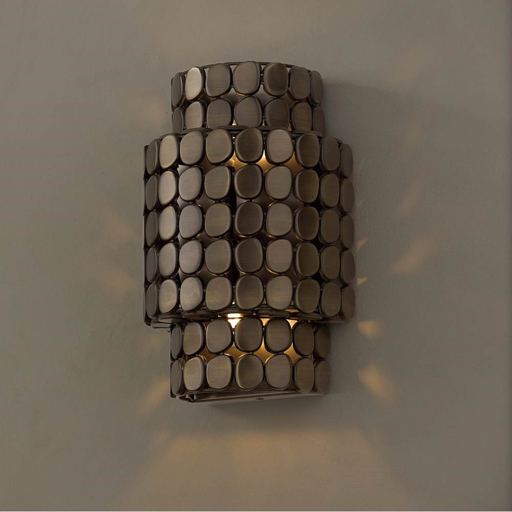 Capital Lighting 654121DR Dark Brass 10.25'' W X 14.75'' H Flush Mount Medallion Wall Sconce In Dark Brass Image 2