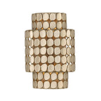 Capital Lighting 654121HB Champagne Brass 10.25'' W X 14.75'' H Flush Mount Medallion Wall Sconce In Champagne Brass Image 3