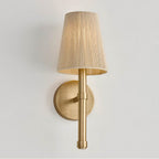Capital Lighting Mira 5'' W X 14'' H 1-light Wallchiere Sconce In Matte Brass With Tapered Bleached Natural Rope Shade