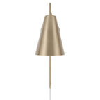 Capital Lighting 654911MA Matte Brass 12.75'' H X 6.75'' W 1-light Modern Swing Arm Sconce In Matte Brass With Painted White Interior Image 5