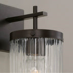 Capital Lighting 656211OR-555 Oil Rubbed Bronze 5.5'' W X 10.75'' H 1-light Sconce In Oil Rubbed Bronze With Clear Beveled Fluted Glass Image 6