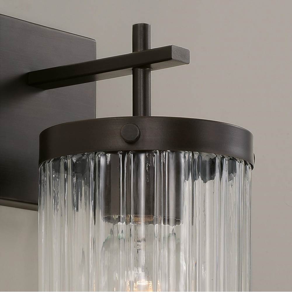 Capital Lighting 656211OR-555 Oil Rubbed Bronze 5.5'' W X 10.75'' H 1-light Sconce In Oil Rubbed Bronze With Clear Beveled Fluted Glass Image 6