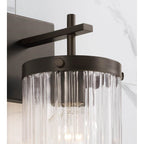 Capital Lighting 656211OR-555 Oil Rubbed Bronze 5.5'' W X 10.75'' H 1-light Sconce In Oil Rubbed Bronze With Clear Beveled Fluted Glass Image 3
