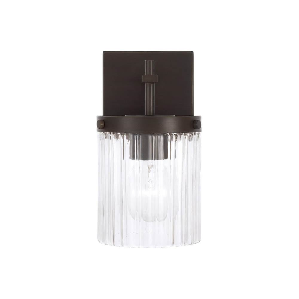Capital Lighting 656211OR-555 Oil Rubbed Bronze 5.5'' W X 10.75'' H 1-light Sconce In Oil Rubbed Bronze With Clear Beveled Fluted Glass Image 5