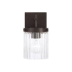 Capital Lighting 656211OR-555 Oil Rubbed Bronze 5.5'' W X 10.75'' H 1-light Sconce In Oil Rubbed Bronze With Clear Beveled Fluted Glass Image 5