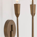 Capital Lighting 656831MZ Mystic Bronze 10.25'' W X 21'' H 3-light Candle Sconce In Mystic Bronze Image 4