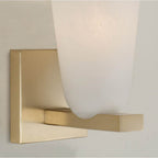 Capital Lighting 656911MA-556 Matte Brass 4.75'' W X 9'' H 1-light Sconce In Matte Brass With Faux Alabaster Glass Image 6