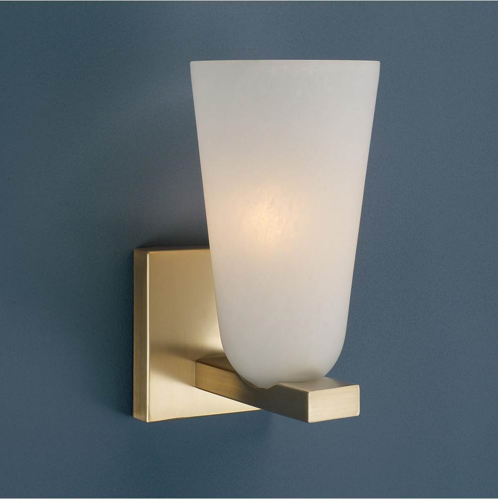Capital Lighting 656911MA-556 Matte Brass 4.75'' W X 9'' H 1-light Sconce In Matte Brass With Faux Alabaster Glass Image 2