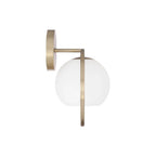 Capital Lighting 657411MA-559 Matte Brass 9.5'' W X 12'' H 1-light Circle Sconce In Matte Brass With Soft White Glass Image 2
