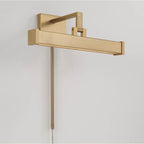 Capital Lighting 658111MA Matte Brass 16'' W X 6'' H Integrated Led Adjustable Pivoting Picture Light Wall Sconce In Matte Brass With Optional Plug-in And Cord Cover Image 5
