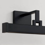 Capital Lighting 658111MB Matte Black 16'' W X 6'' H Integrated Led Adjustable Pivoting Picture Light Wall Sconce In Matte Black With Optional Plug-in And Cord Cover Image 6