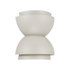 Capital Lighting 659221TP Taupe 12'' W X 12.75'' H 2-light Modern Tiered Dome Bowl Dual Sconce In Taupe Image 1