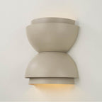 Capital Lighting Jensen 12'' W X 12.75'' H 2-light Modern Tiered Dome Bowl Dual Sconce In Taupe