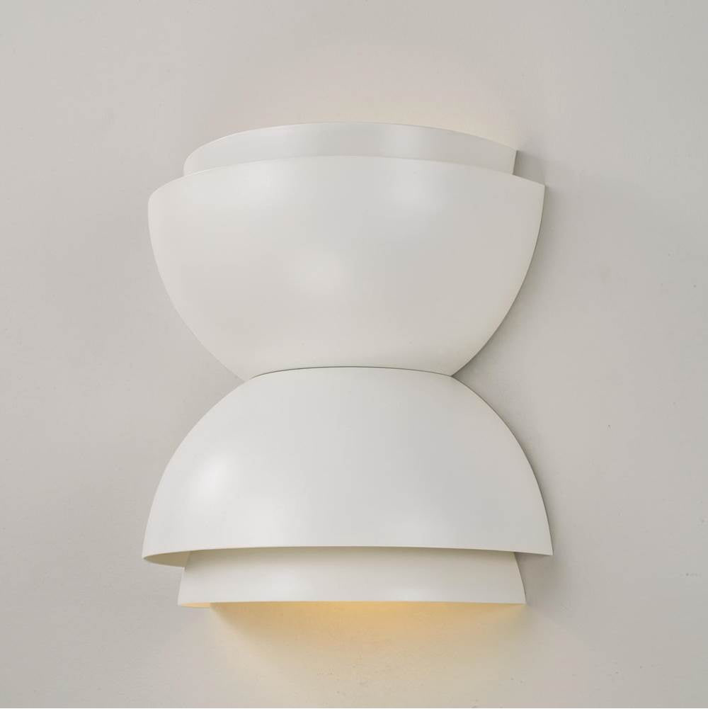 Capital Lighting Jensen 12'' W X 12.75'' H 2-light Modern Tiered Dome Bowl Dual Sconce In Taupe