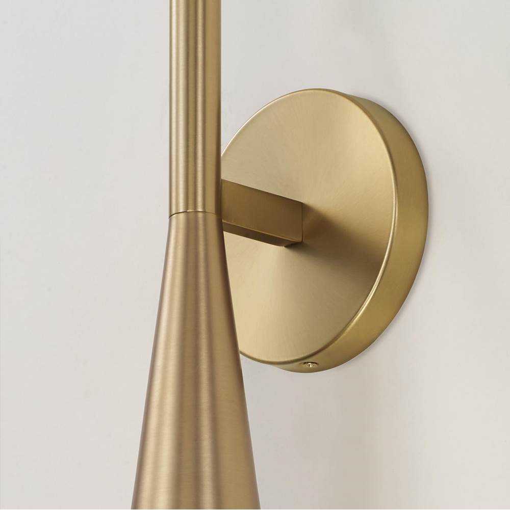 Capital Lighting 659611MA Matte Brass 5'' W X 15'' H 1-light Modern Tapered Sconce In Matte Brass Image 4