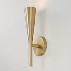 Capital Lighting Levi 5'' W X 15'' H 1-light Modern Tapered Sconce In Matte Brass