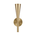 Capital Lighting 659611MA Matte Brass 5'' W X 15'' H 1-light Modern Tapered Sconce In Matte Brass Image 2
