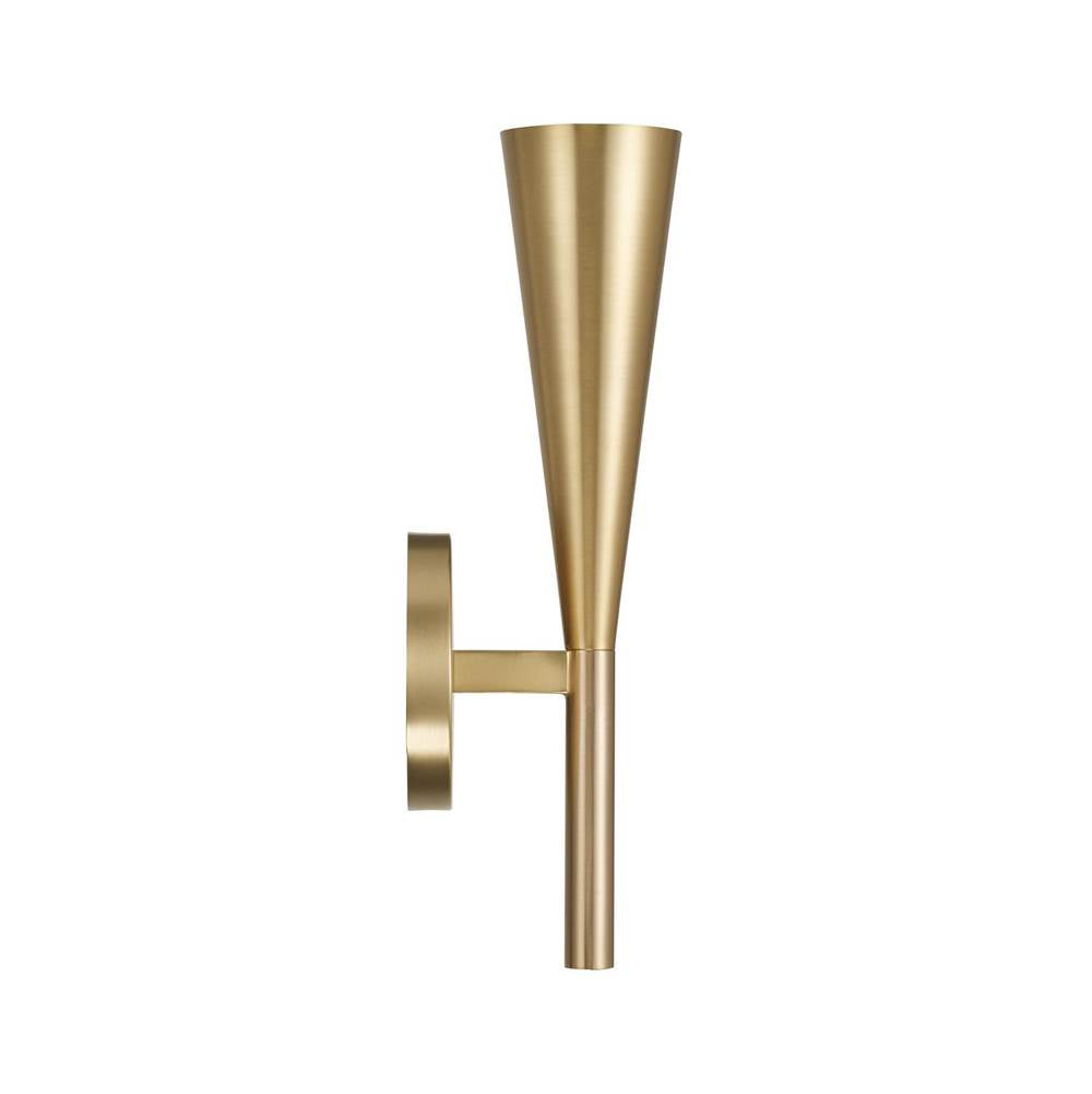 Capital Lighting 659611MA Matte Brass 5'' W X 15'' H 1-light Modern Tapered Sconce In Matte Brass Image 3
