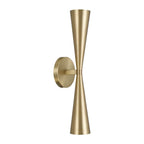 Capital Lighting 659621MA Matte Brass 5'' W X 19.25'' H 2-light Modern Tapered Dual Sconce In Matte Brass Image 1