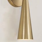 Capital Lighting 659621MA Matte Brass 5'' W X 19.25'' H 2-light Modern Tapered Dual Sconce In Matte Brass Image 6