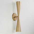 Capital Lighting Levi 5'' W X 19.25'' H 2-light Modern Tapered Dual Sconce In Matte Brass
