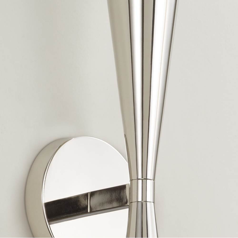 Capital Lighting 659621PN Polished Nickel 5'' W X 19.25'' H 2-light Modern Tapered Dual Sconce In Polished Nickel Image 7
