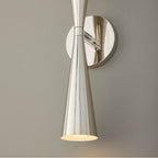 Capital Lighting 659621PN Polished Nickel 5'' W X 19.25'' H 2-light Modern Tapered Dual Sconce In Polished Nickel Image 6