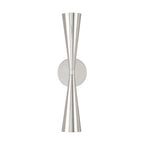 Capital Lighting 659621PN Polished Nickel 5'' W X 19.25'' H 2-light Modern Tapered Dual Sconce In Polished Nickel Image 4