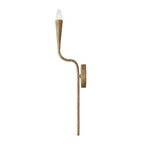 Capital Lighting 659811ARG Artisan Gold 5'' W X 25'' H 1-light Wallchiere Sconce In Hand-painted Textured Artisan Gold With Smooth Tapered Candlesleeve Design Image 3