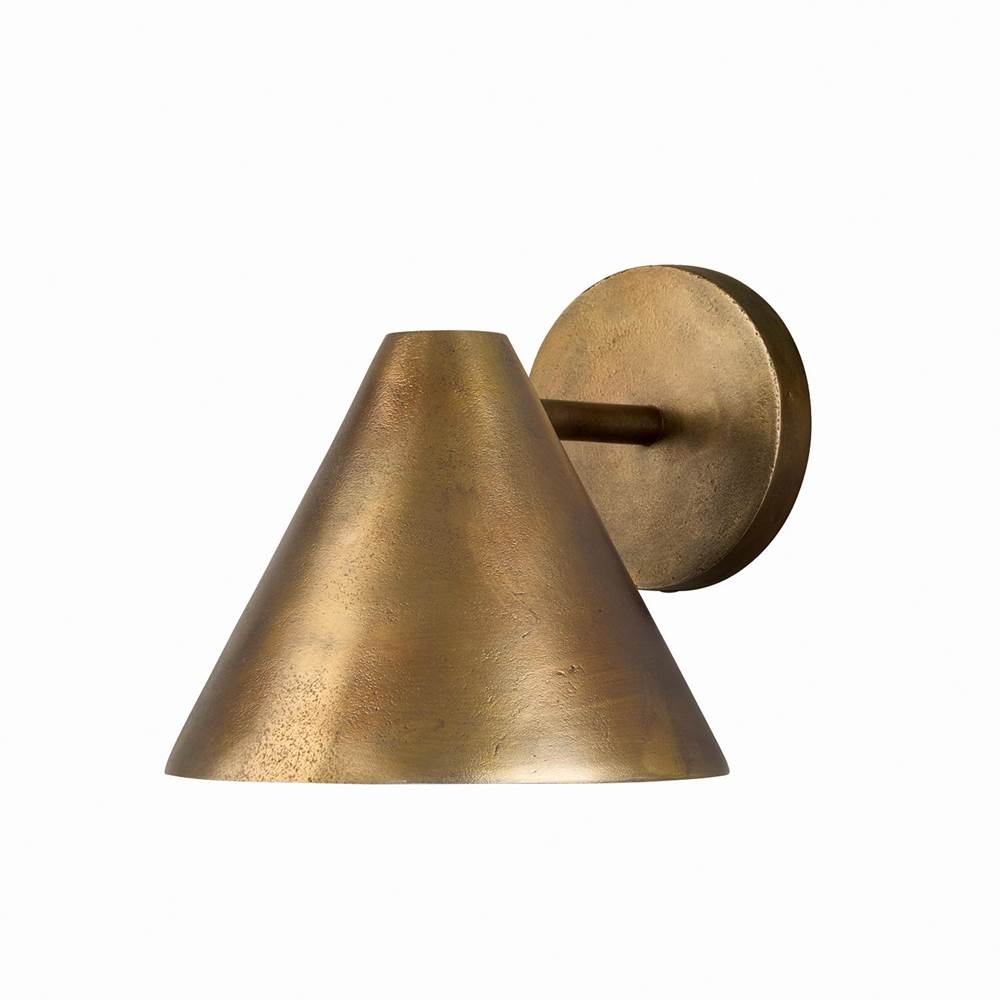 Capital Lighting 660011XB Oxidized Brass 8'' W X 7.5'' H 1-light Cone Sconce In Distressed Oxidized Brass Image 1