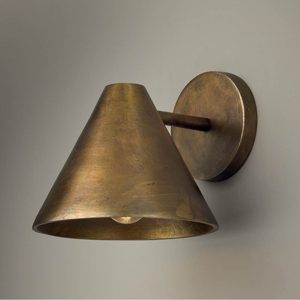 Capital Lighting Casa 8'' W X 7.5'' H 1-light Cone Sconce In Distressed Oxidized Brass