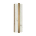 Capital Lighting 661211AD Aged Brass 4.75'' W X 16'' H Ada Integrated Led Vanity Bath Bar In Aged Brass With Alabaster Glass Image 1