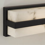 Capital Lighting 661211MB Matte Black 4.75'' W X 16'' H Ada Integrated Led Vanity Bath Bar In Matte Black With Alabaster Glass Image 5