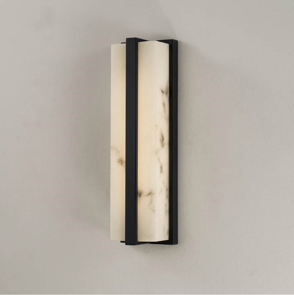 Capital Lighting Noah 4.75'' W X 16'' H Ada Integrated Led Vanity Bath Bar In Aged Brass With Alabaster Glass
