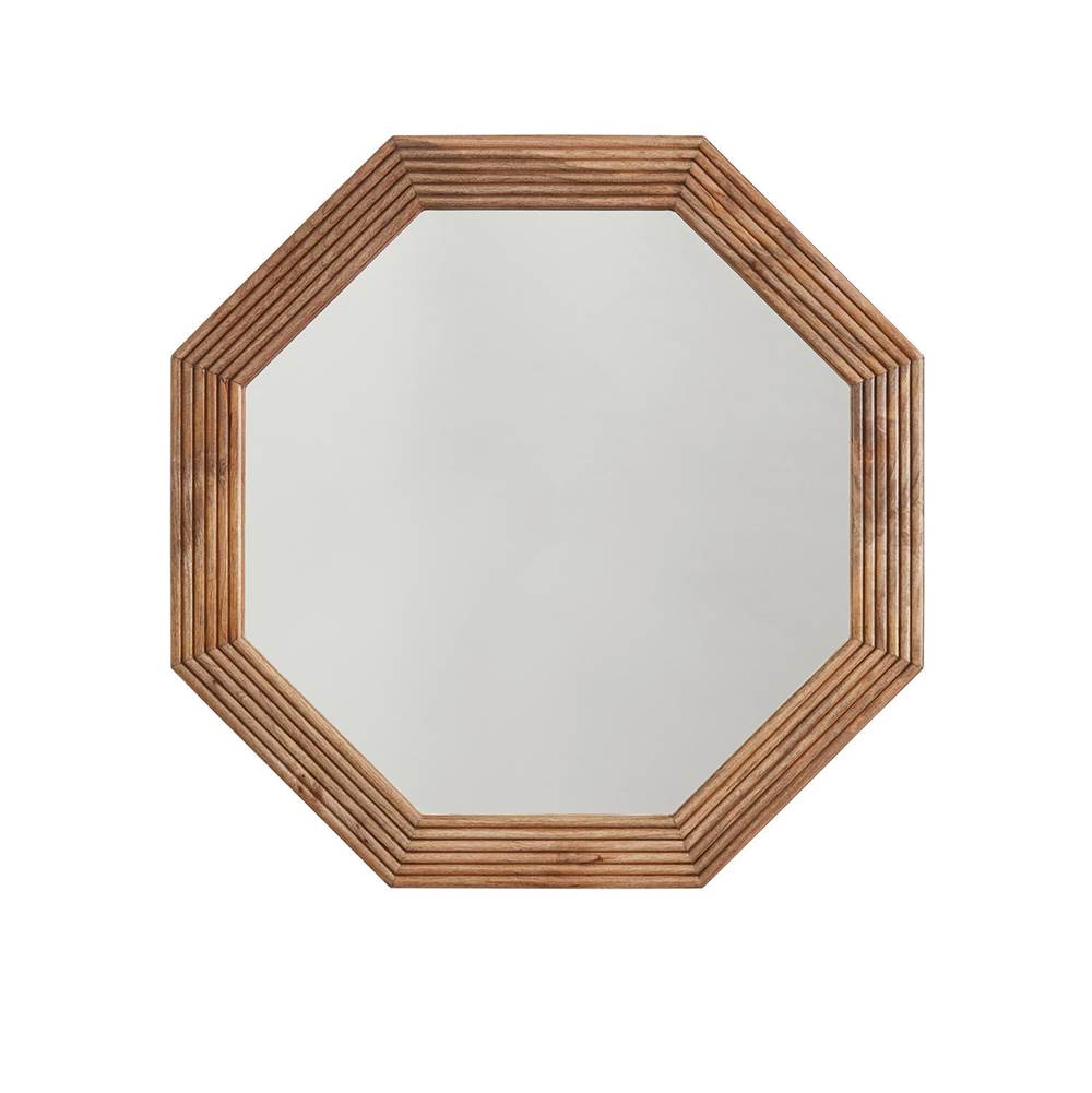 Capital Lighting 734001MM Desert 33.5'' W X 33.5'' H X 1'' E Octagonal Mirror With Mango Wood Frame In Desert Image 1