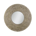 Capital Lighting 759902MM Grecian Luster 32.5'' Round Mirror In Grecian Luster With Handcrafted Disc Design Image 1