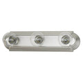 Capital Lighting Alice 18'' W X 5'' H X 2'' E 3-light Vanity In Matte Nickel - Ada Compliant