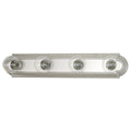 Capital Lighting Alice 24'' W X 5'' H X 2'' E 4-light Vanity In Matte Nickel