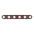 Capital Lighting Alice 36'' W X 5'' H X 2.5'' E 6-light Vanity In Burnished Bronze Ada Compliant