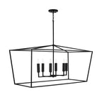 Capital Lighting Thea 42'' W X 20.5'' H X 20'' E 6-light Lantern Linear In Aged Brass