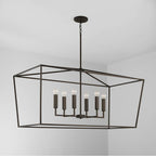Capital Lighting 837661OR Oil Rubbed Bronze 42'' W X 20.5'' H X 20'' E 6-light Lantern Linear In Oil Rubbed Bronze Image 4