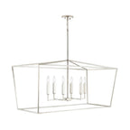 Capital Lighting Thea 42'' W X 20.5'' H X 20'' E 6-light Lantern Linear In Aged Brass