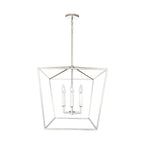 Capital Lighting 837661PN Polished Nickel 42'' W X 20.5'' H X 20'' E 6-light Lantern Linear In Polished Nickel Image 2