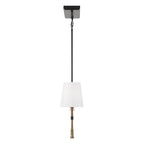 Capital Lighting 860751MBG-717 Matte Black,Hammered Gold 48'' W X 18.75'' H 5-light Linear Chandelier In Matte Black With Textured Hammered Gold Tails And White Fabric Shades Image 3